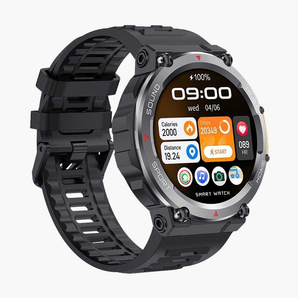 BLACK20WATCH_1759654462599400165088.jpg Green Lion Adventure Smart Watch - Image 1
